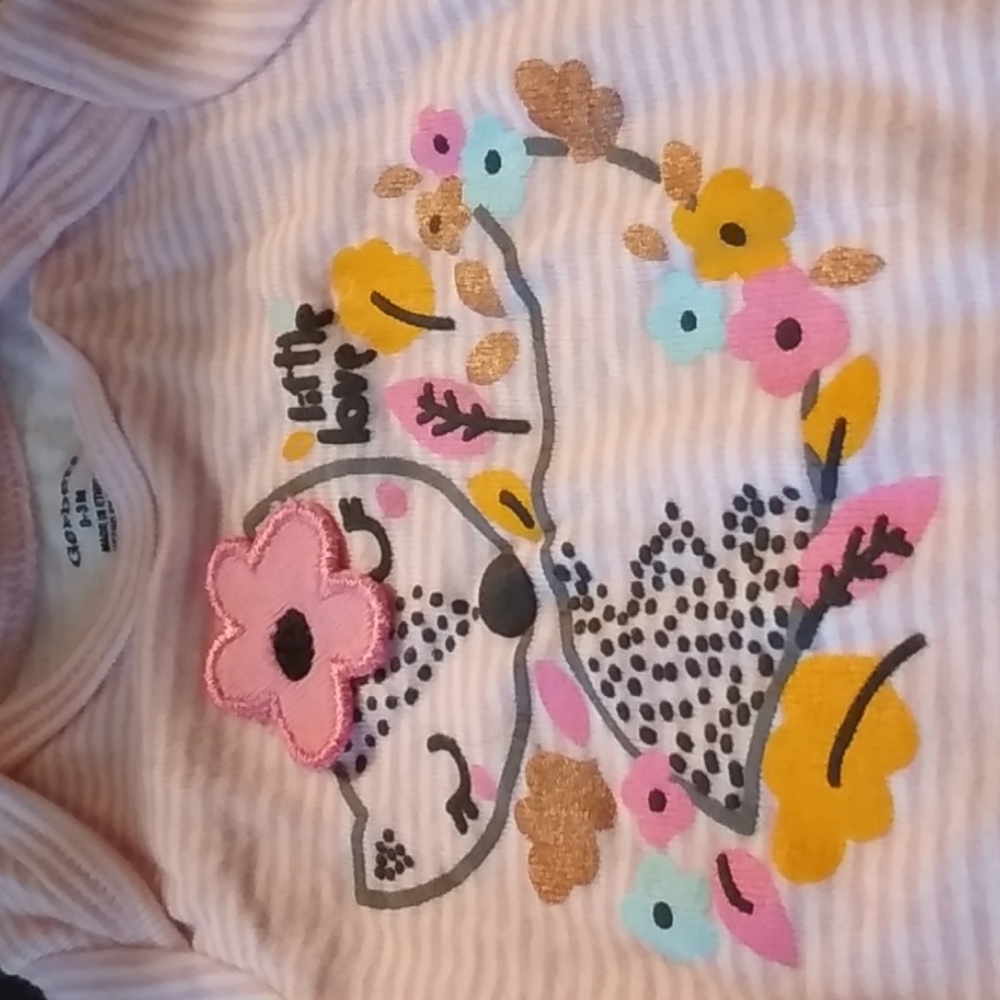 2 Gerber Onesies 0-3mos. With free John 3:16 Tshirt onesie - Picture 3 of 4